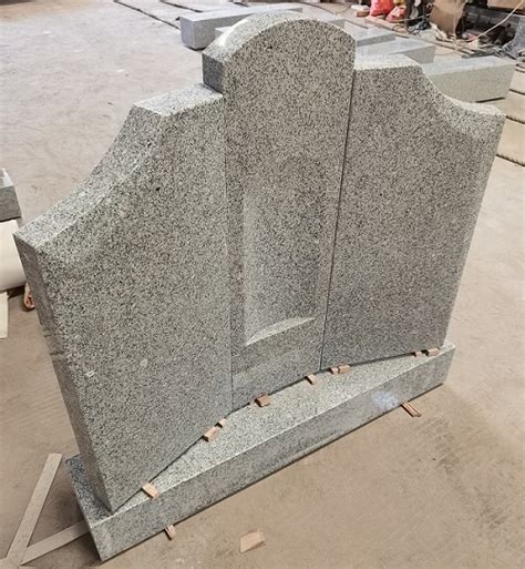 Granite Tombstone | Stone Tombstones - Irish Style Grey Granite Headstone