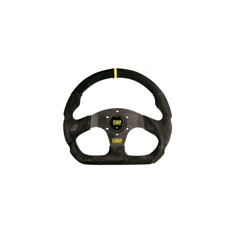 OMP Flat Steering Wheel Superquadro 330mm Flat Bottom Suede Steering