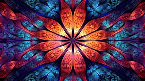 Premium AI Image | Symmetry Unleashed Intricate Geometric Patterns Come ...