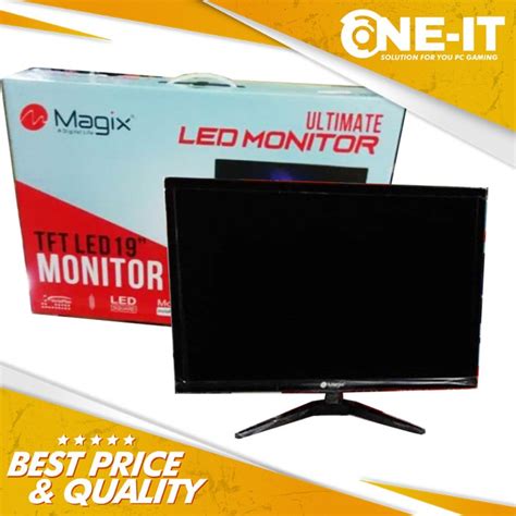 Jual Monitor Led Magix Inch Vga Hdmi Gaming Resmi Murah Shopee