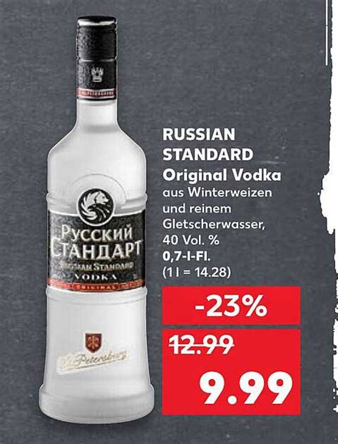 Russian Standard Original Vodka Angebot Bei Kaufland Prospekte De