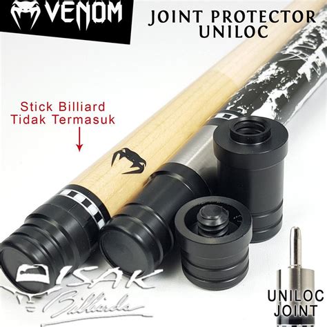 Jual Cod Uniloc Joint Protector Venom Predator Lucasi Fury Cue Stick