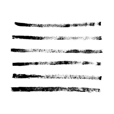 Premium Vector Grunge Brush Stroke Collection