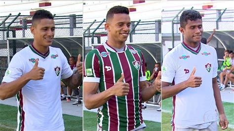 Globo Esporte RJ Fluminense apresenta três reforços para o Campeonato