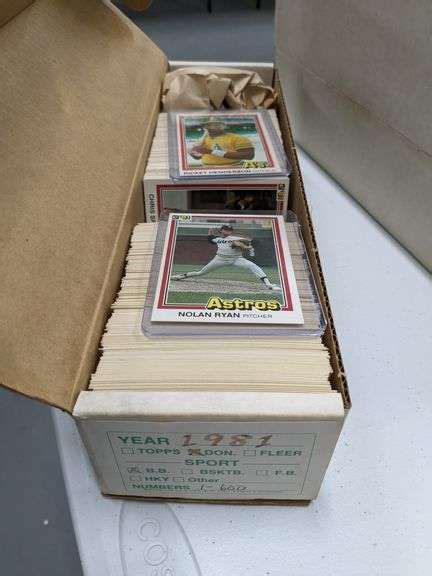 Donruss Baseball Complete Set South Auction