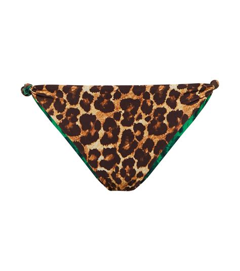 Tropic Of C Sana Reversible Printed Bikini Bottoms Tropic Of C