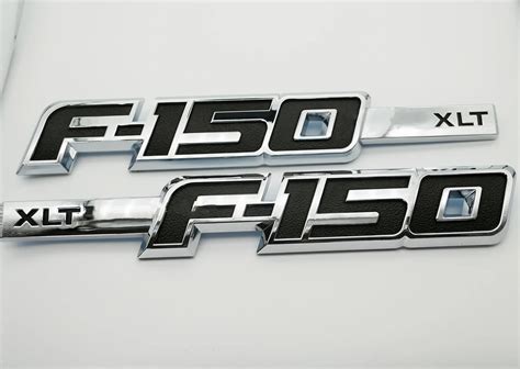 New Chrome F Xlt Triton Fender Emblem Badges Emblems