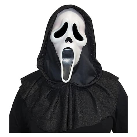 Scream Adults 25th Anniversary Ghost Face Mask, Replica with Shimmer