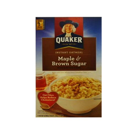 Quaker Oatmeal Maple & Brown Sugar - CharlottePantry.com