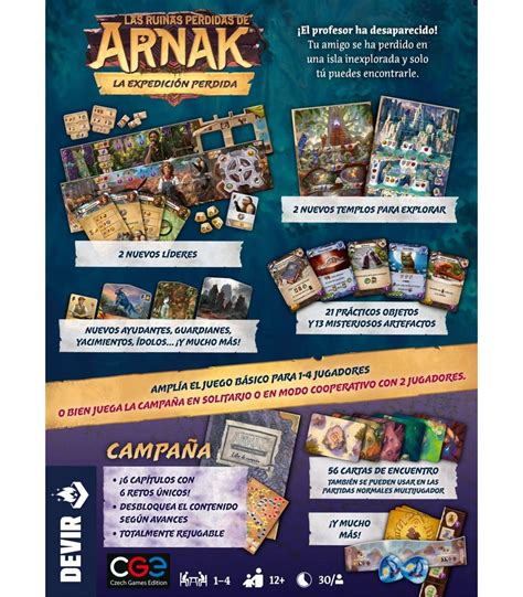 Las Ruinas Perdidas De Arnak La Expedici N Perdida Tu Juego De Mesa