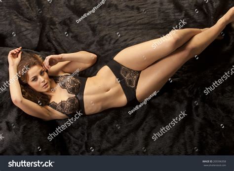 Beautiful Russian Woman Poses Stunning Lingerie Stock Photo Shutterstock