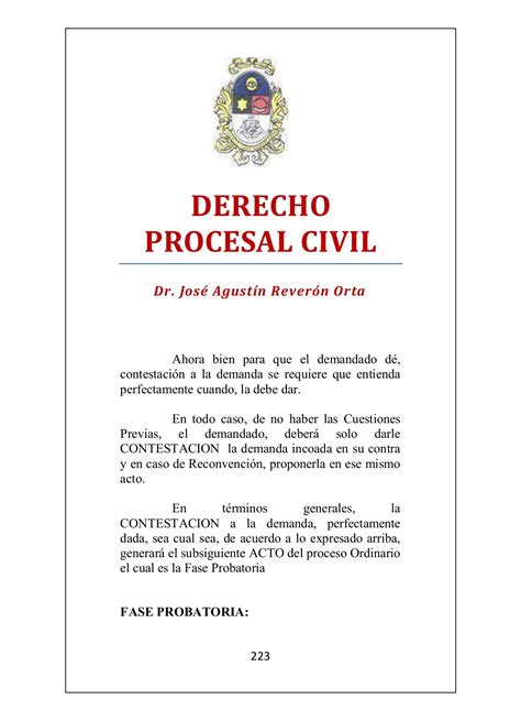 Procedimiento Ordinario Civil Reveron Jose P Gina Flip Pdf En