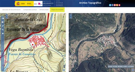 Cartografía Digital Visualizador De Mapas Antiguos Del Ign