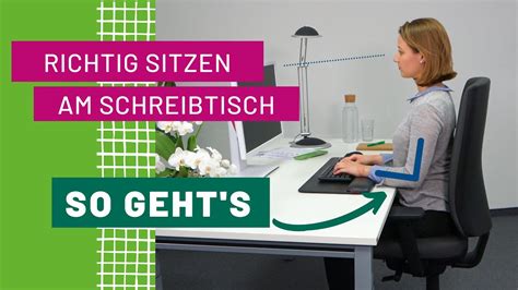 Richtig Sitzen am Schreibtisch Tipps und Tricks für eine gesunde