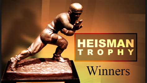 Heisman Trophy Winners & Nominees List Since 1935. | History of Sports