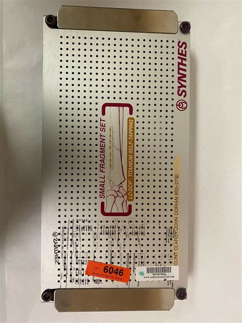 SYNTHES SMALL FRAGMENT SET ( LC-DCP: TITANIUM) | KMCE-07 – KeeboVet