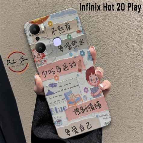 Jual Case Model Kartun Estetik Case Hp Infinix Hot Play PICKS
