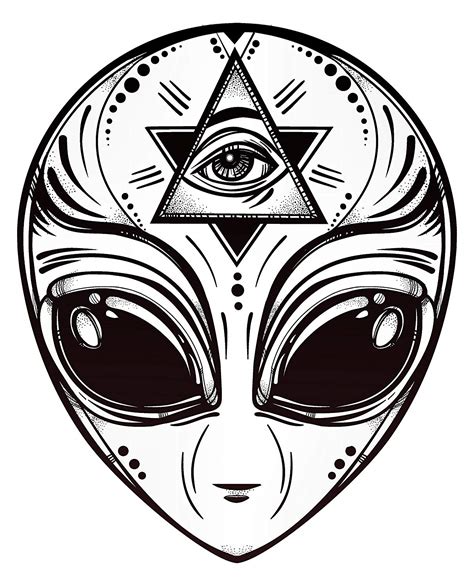 halo aliens simple drawing 8