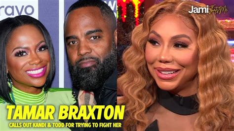 RHOA Tamar Braxton Calls Out Kandi Burruss Her Husband For Trying To