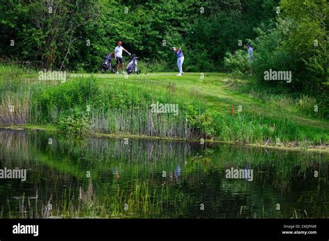 European Amateur Championship Second Round Farum Danmark June Stock