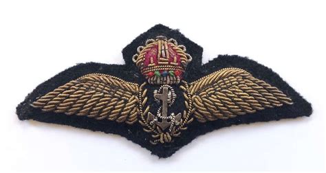 Ww Period Fleet Air Arm Bullion Pilots Wings