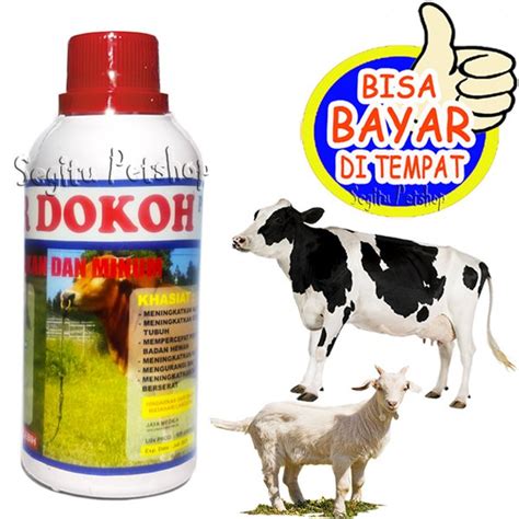 Jual Vitamin Sapi Kambing Domba Nafsu Makan Probiotik Super Dokoh