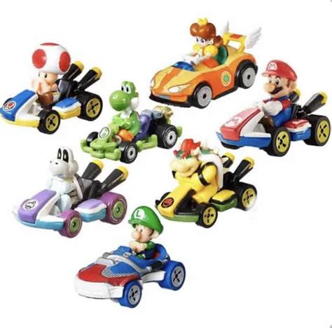 Hot Wheels Super Mario Kart Set Carritos Mattel Nuevo Envío gratis
