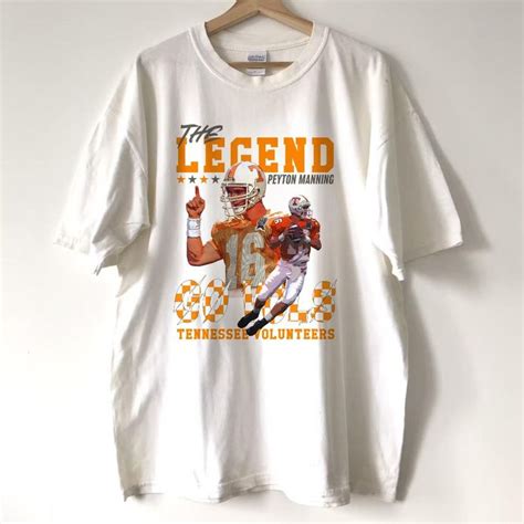 Tennessee Volunteers College Peyton Manning Shirt Retro Tee In 2024