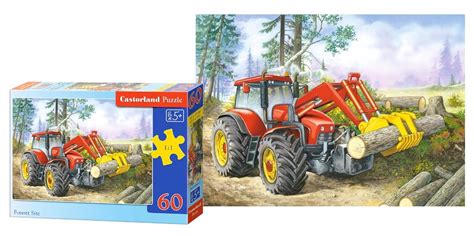 Traktor Puzzle 60 Elementów Niska cena na Allegro pl