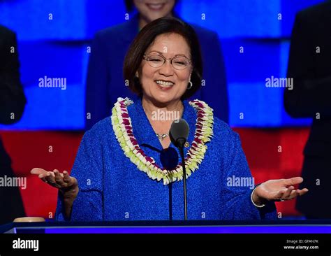 United States Senator Mazie Hirono Democrat Of California Makes Remarks During The Third