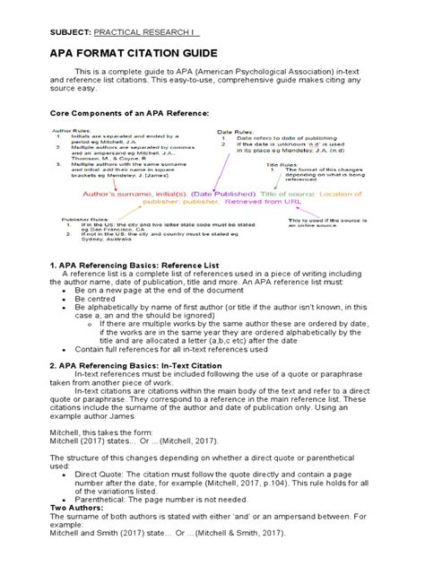 Apa Guidelines | PDF | Citation | Apa Style