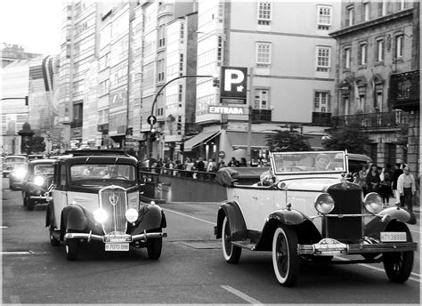 Fotos Gratis En Blanco Y Negro Calle Coche Europa Veh Culo Metal