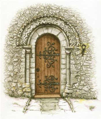 Castle Door Drawing at PaintingValley.com | Explore collection of ...