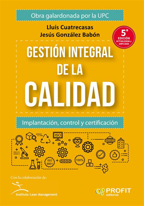 Gesti N Integral De La Calidad Ebook Lluis Cuatrecasas Descargar