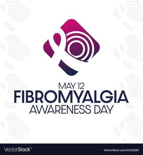 Fibromyalgia Awareness Day May Royalty Free Vector Image