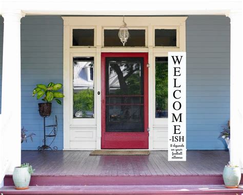 Funny Front Door Sign Funny Porch Sign Funny Welcome Sign for - Etsy