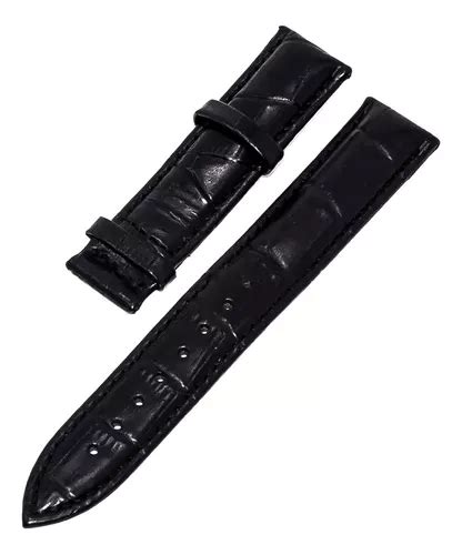 Pulseira Tissot Couro 22mm Marrom Ou Preto Encaixe Reto Parcelamento