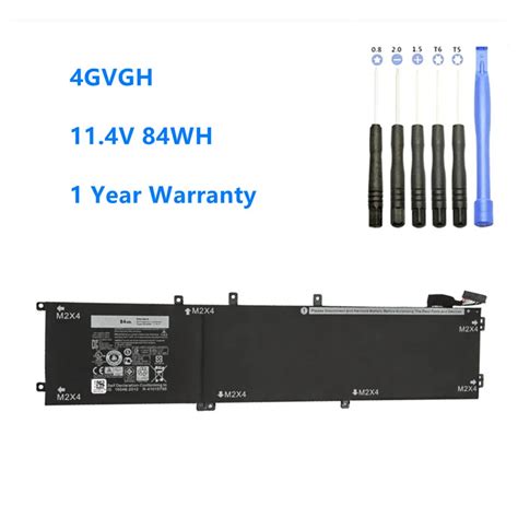 4gvgh Bater A Para Ordenador Port Til Dell XPS 15 9550 1P6KD Precision