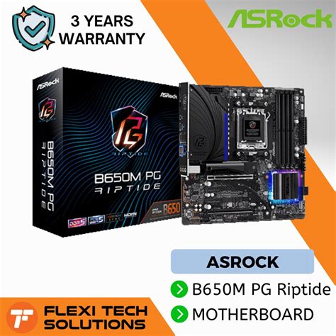 Asrock B M Pg Riptide Amd Socket Am Ddr Matx Motherboard Flexi Tech