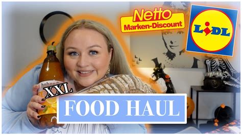 Xxl Lidl Netto Food Haul Youtube