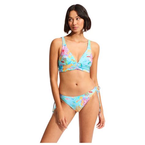 Seafolly Under The Sea Longline Tri Bikini Top Damen Online Kaufen