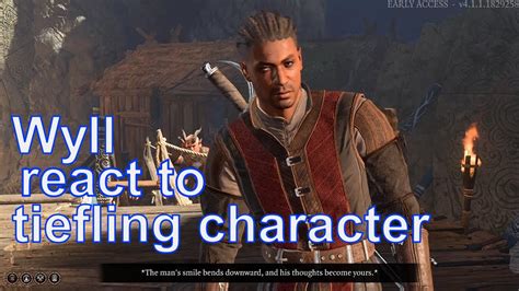 Wylls React To Tiefling Character Upon First Meeting Baldurs Gate 3