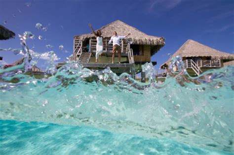 Overwater Bungalow Over Under Water Photography At The Intercontinental