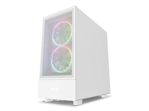 Nzxt H Flow All White Cc H Fw White Computer Cases Newegg Ca