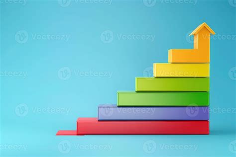 A vibrant chart displays energy efficiency ratings using colorful