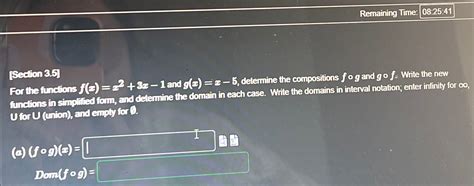 Solved For The Functions F X X X And G X X Chegg