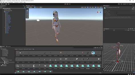 3D Bikini 0011 UE5 Unity Blender Animated Realistic Female Character Model