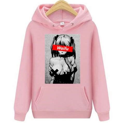 Blusa Moletom Canguru Waifu Hentai Cute Anime Otaku Unissex Shopee Brasil