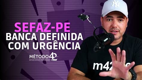 Concurso Sefaz Pe Banca Definida Ciclo De Estudo E Dicas De Reta