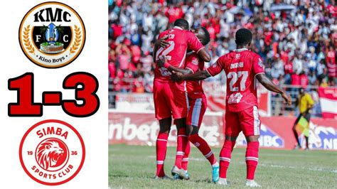 Magoli Yote Leo Simba Sc Vs Kmc Fc Ligi Kuu Nbc Youtube